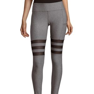 X by Gottex leggings size L gray/black